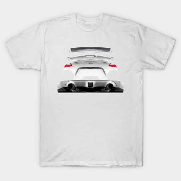 Nissan 370Z - High Key T-Shirt by mal_photography